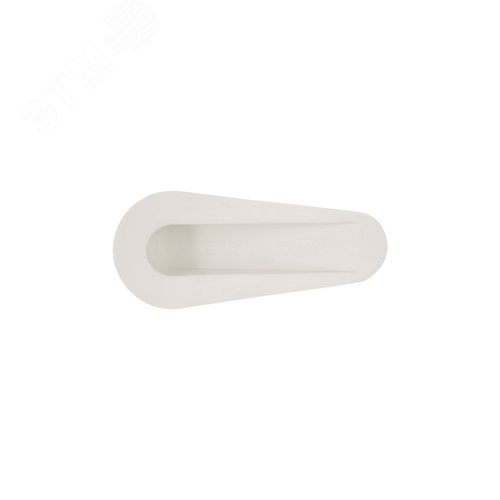 Стопор-клин дверной на площадке белый h 25мм L108мм (1 шт.) - фото 2