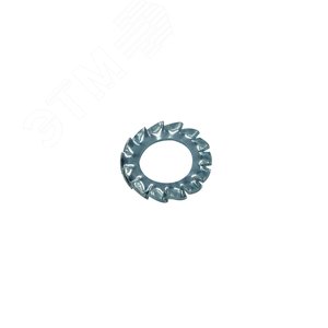 Шайба DIN 6798A М6 стопорная с наружными зубьями нержавеющая сталь А2  (150 шт.)