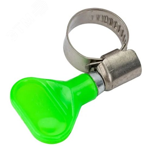 Хомут червячный 10-16 бабочка нержавеющая сталь (2 шт) - фото 2