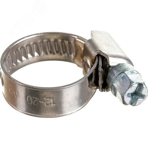 Изображение товара Хомут червячный 12-20 нержавеющая сталь (1 шт) (упак)