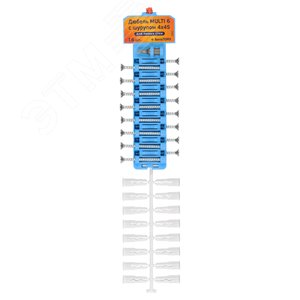 Дюбель универсальный 6х25 нейлон с шурупом 4х45 (16 шт) - фото 4