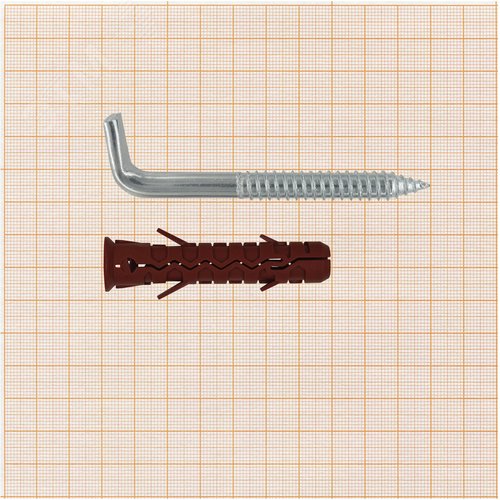 Крепление для бойлера до 200л. с крюком  (1  шт.) - фото 3