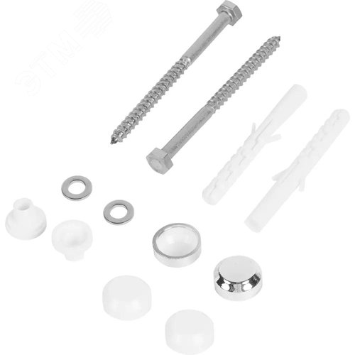 Изображение товара Крепление для унитаза 20мм с нержавеющим шурупом (1 шт.) (упак)