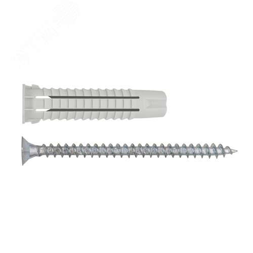 Изображение товара Крепление универсальное с шурупом 5х60 с потайной головой (10 шт.) (упак)