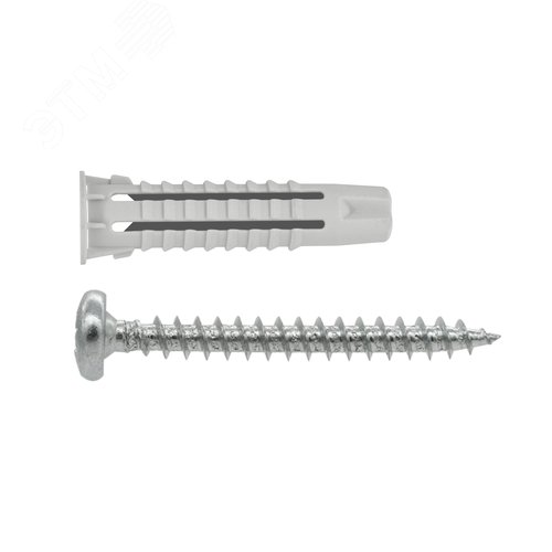 Изображение товара Крепление универсальное с шурупом 4х40 с полукруглой головой (10 шт.) (упак)