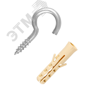 Изображение товара Крюк-шуруп 6,4х80 нержавеющая сталь (1 шт.) (упак)