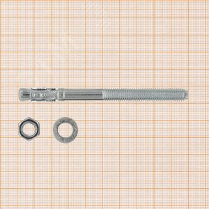Анкер клиновой 8х100 оцинкованный (2 шт) - фото 3