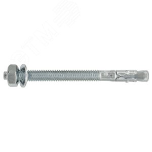 Анкер клиновой 10х120 оцинкованный (2 шт) - фото 1