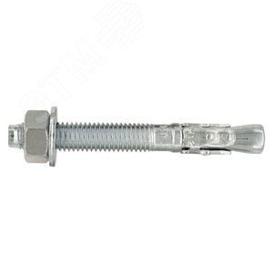Изображение товара Анкер клиновой 12х100 оцинкованный (2 шт) (упак)