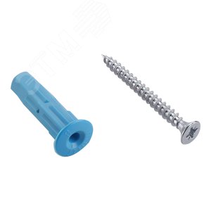 Изображение товара Дюбель универсальный 8х32 нейлон с шурупом 4.5х40 (10 шт) (упак)