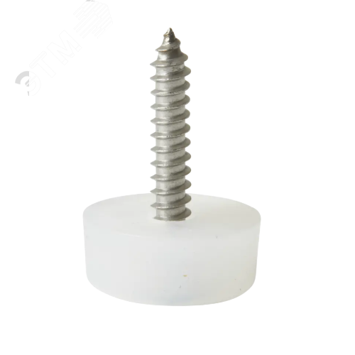 Накладка для мебельных ножек D25мм H7мм пластиковая прозрачная (4шт.) - фото 4