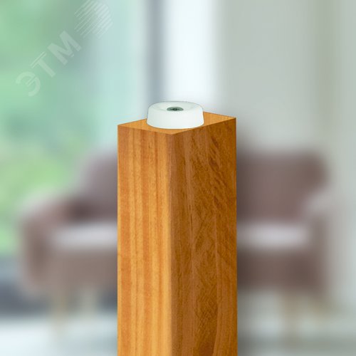 Накладка для мебельных ножек D25мм H7мм пластиковая прозрачная (4шт.) - фото 5