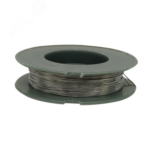 Проволока пломбировочная одножильная 0,5 мм., оцинкованная (50 м.) - фото 1