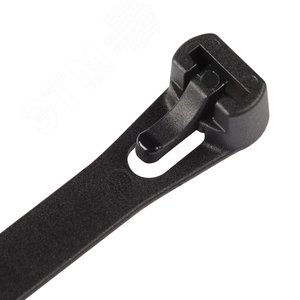 Стяжка нейлоновая 7.5х300 черная многоразовая (12 шт) - фото 3