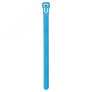 Набор стяжек многоразовых нейлоновых PRM 7,5х200, белая, синяя, оранжевая (15 шт.) - фото 5