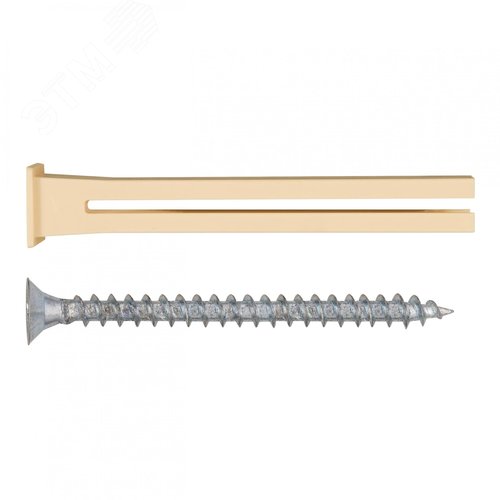 Изображение товара Дюбель для газобетона забивной TAIL c шурупом 5х60 нейлон (10 шт) (упак)