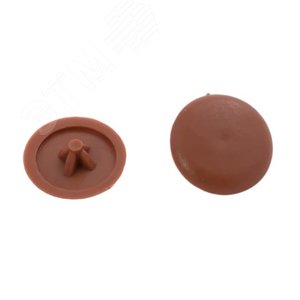 Изображение товара Заглушка на шуруп с крестообразным шлицем PZ 2 светло-коричневая (50 шт.) (упак)