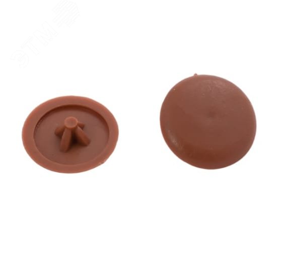 Изображение товара Заглушка на шуруп с крестообразным шлицем PZ 2 светло-коричневая (50 шт.) (упак)