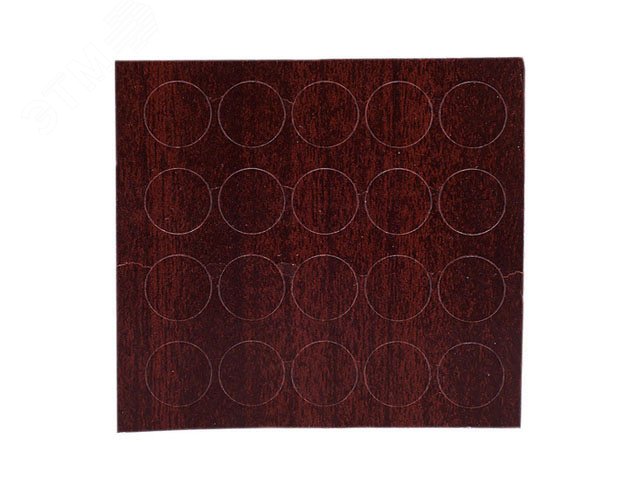 Изображение товара Заглушка самоклеящаяся D14 вишня (50 шт.) (упак)