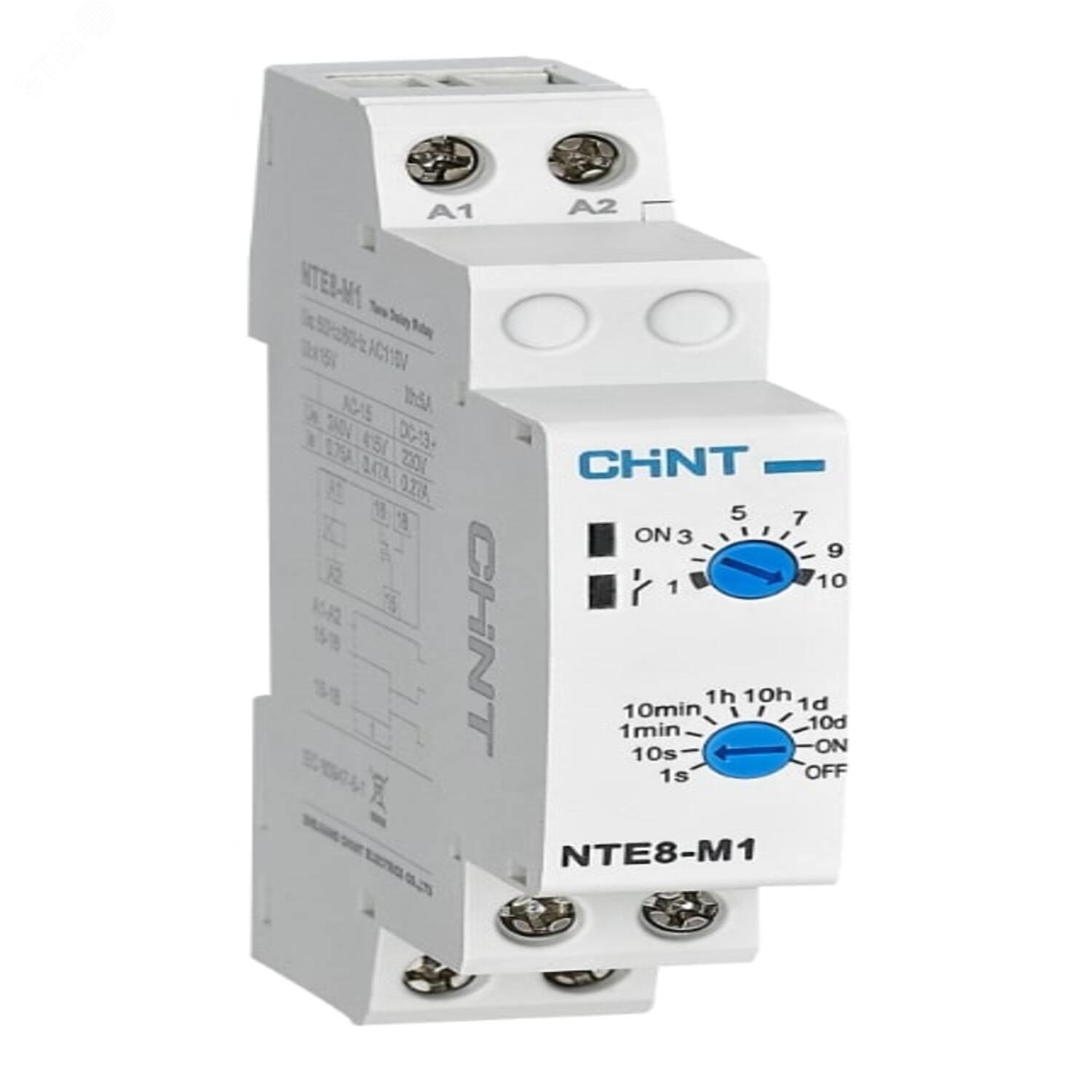 Изображение товара Реле времени NTE8-M1 с регулируемой уставкой задержки AC230В от CHINT