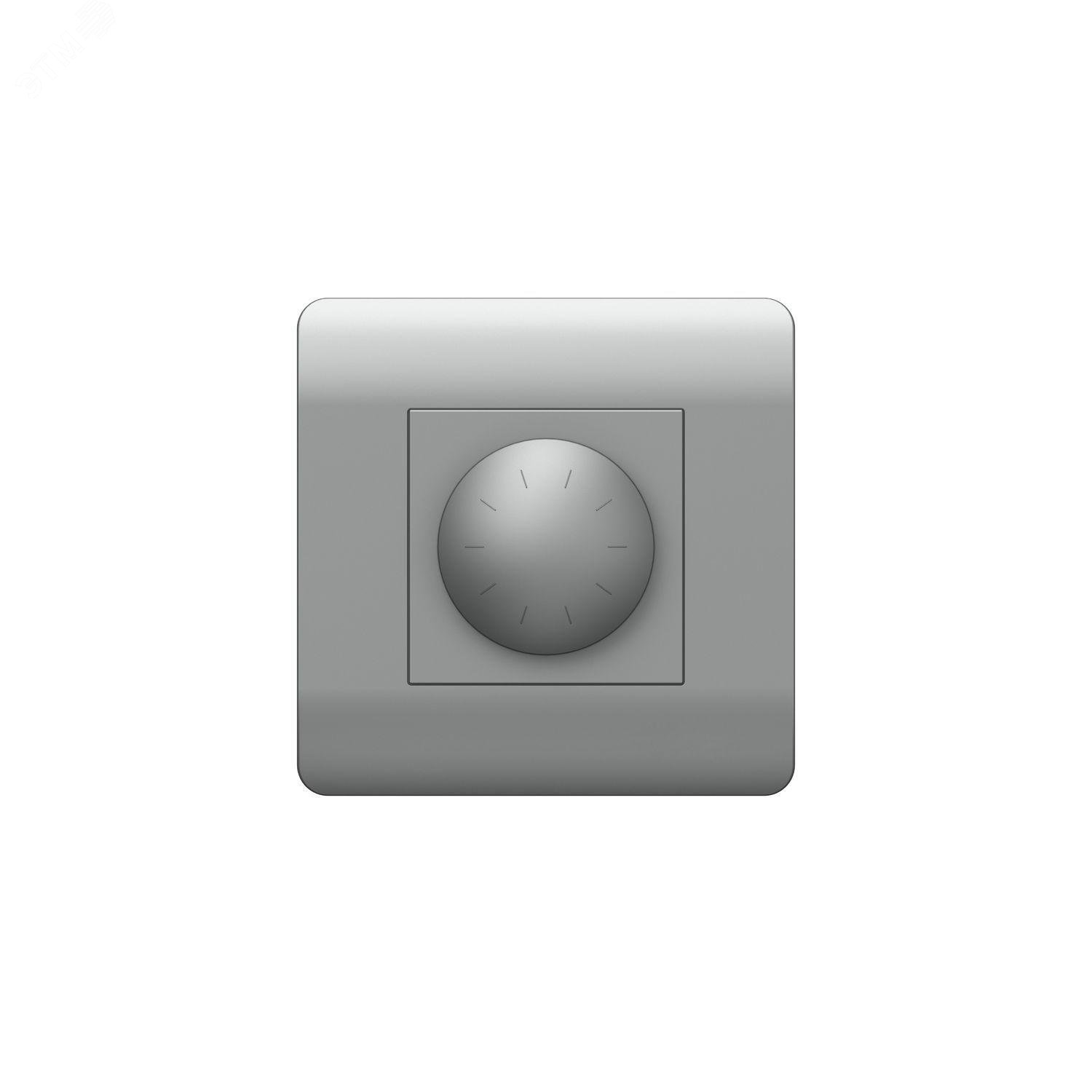 Изображение товара Светорегулятор 500Вт серия NEW3-E серебряный для управления освещением