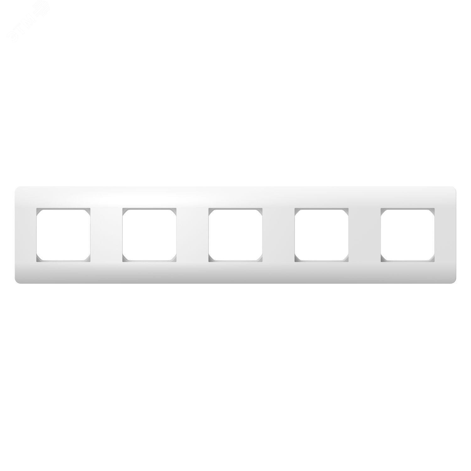 Изображение товара Рамка 5-ая универсальная NEW3-E белая для монтажных работ
