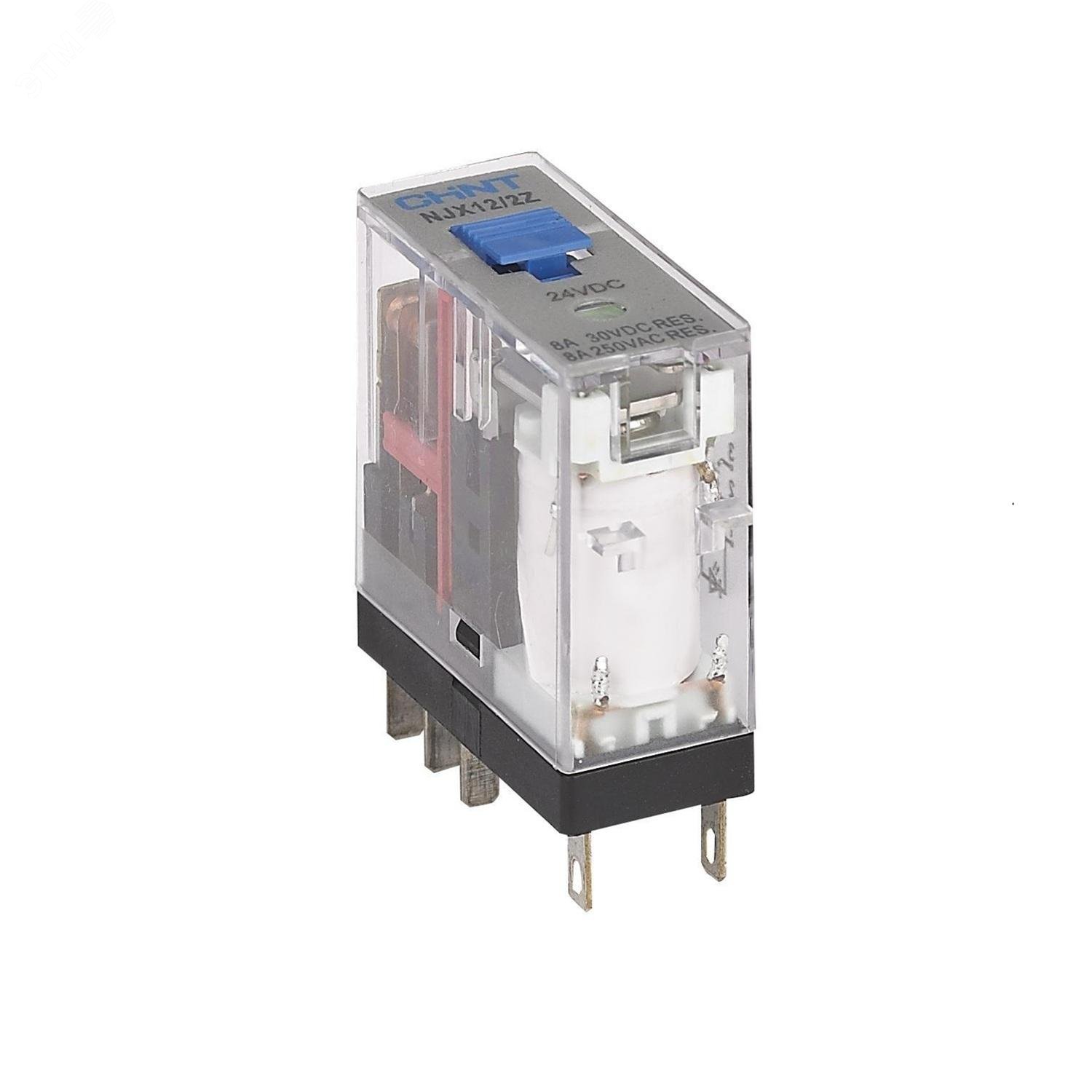 Изображение товара Миниатюрное реле NJX12/2Z(D)(BS) 8А AC230В с тест. и индик. 2ПК (R) (шт) Изображение товара Миниатюрное реле NJX12/2Z(D)(BS) 8А AC230В с тест. и индик. 2ПК (R) (шт)