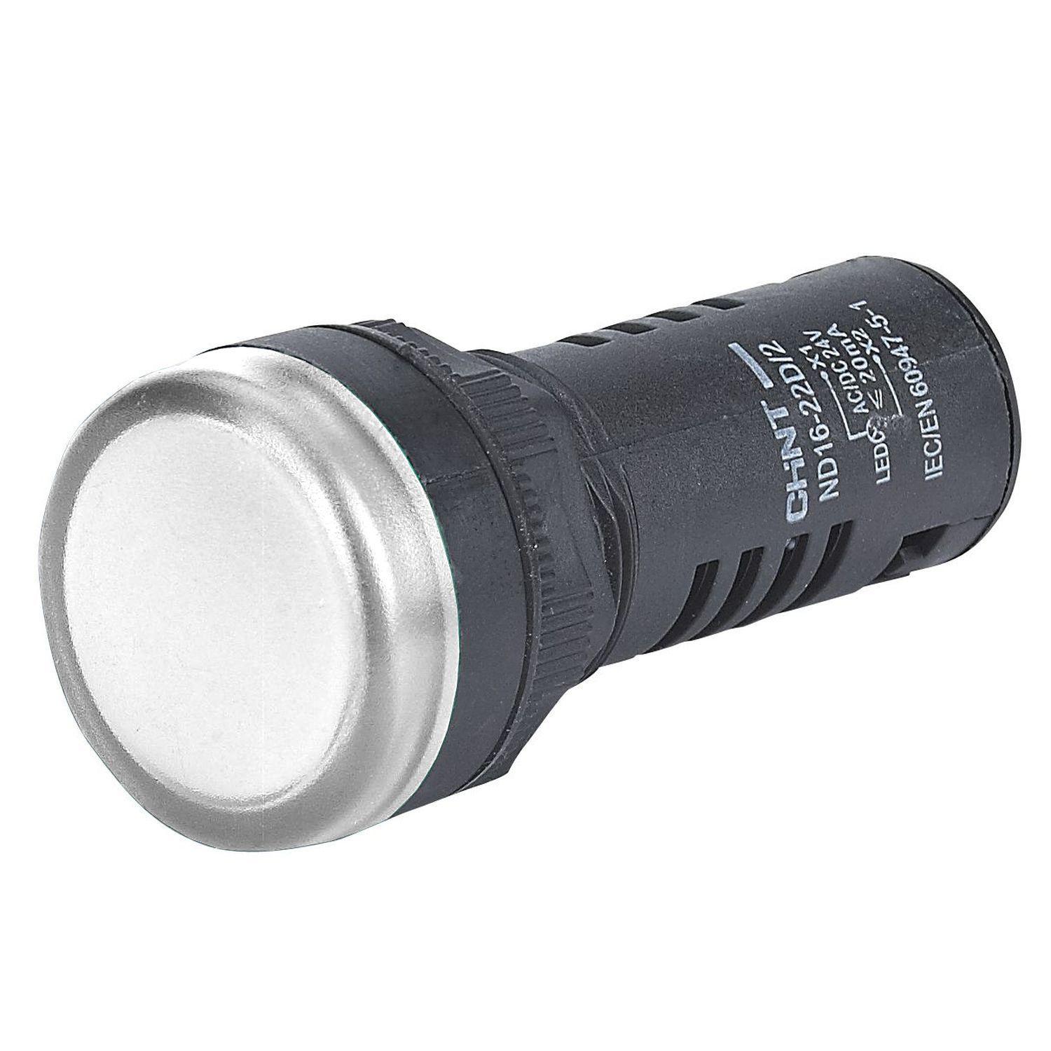 Индикатор ND16-22D/2 белый AC/DC230В (R)