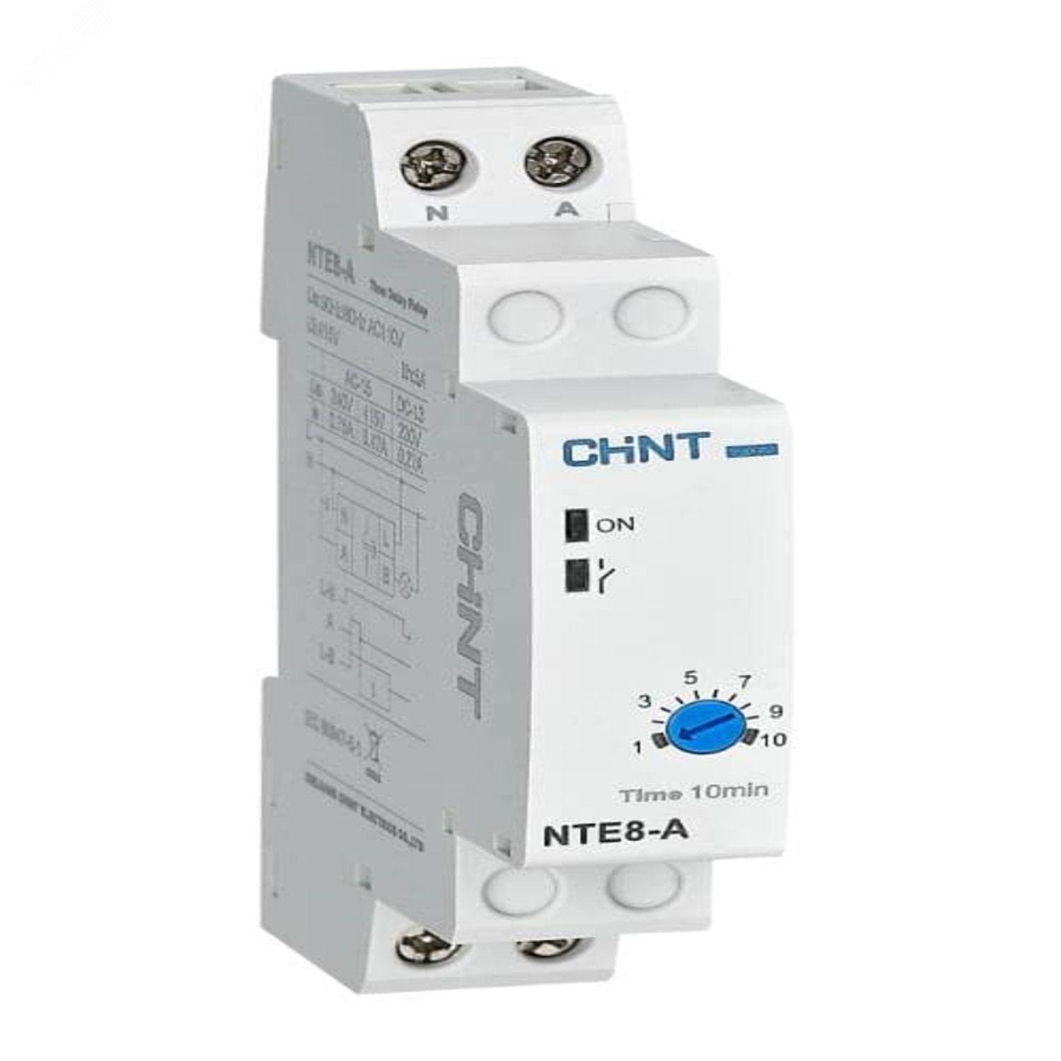 Изображение товара Реле времени NTE8-10А задержка выключения 1-10с AC230В 1НО