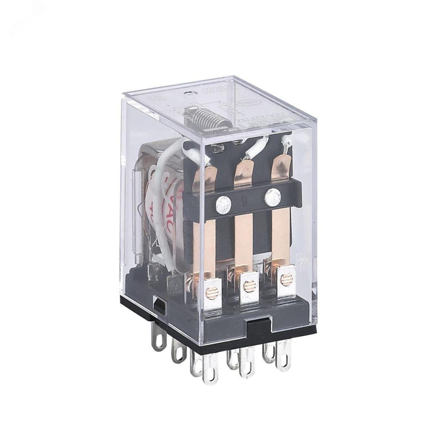 Изображение товара Промежуточное реле JZX-22F/2Z PLU 2 контакта 5А 220В AC