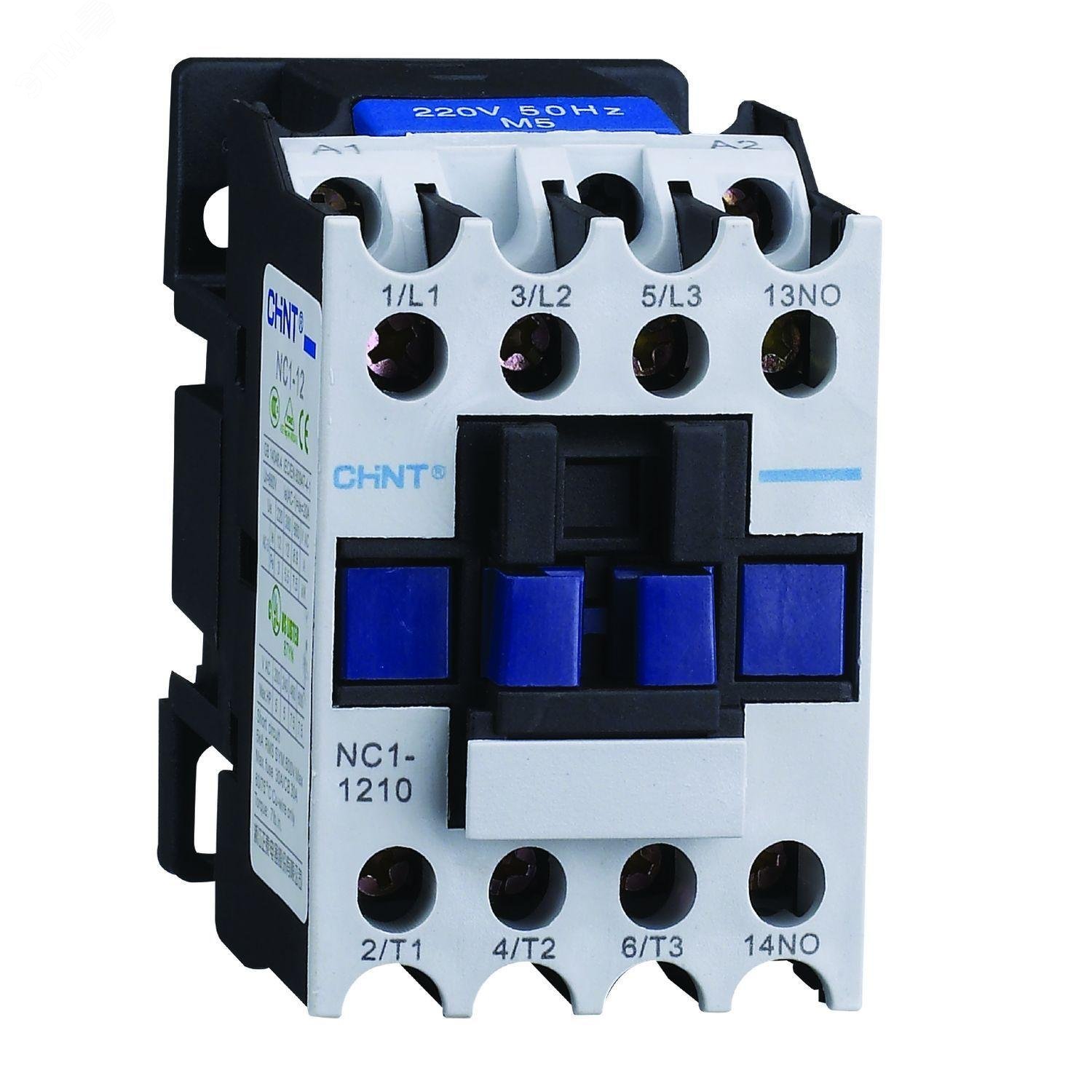 Изображение товара Контактор NC1-1210 12А 400В/АС3 1НО 50Гц (R)