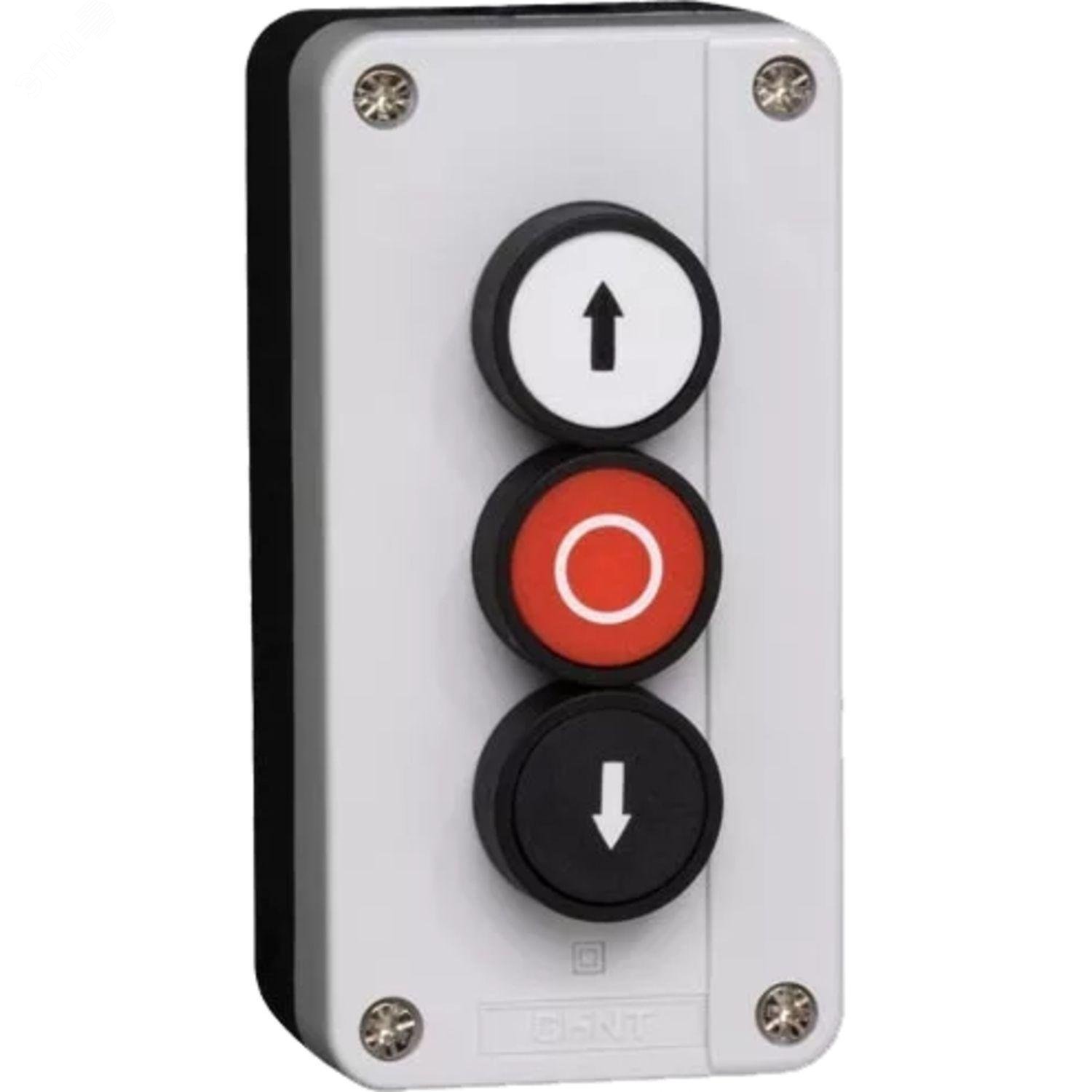 Изображение товара Пост кнопочный NP2-B324 1НО+1НО+1НЗ для электросетей до 400 В Изображение товара Пост кнопочный NP2-B324 1НО+1НО+1НЗ для электросетей до 400 В