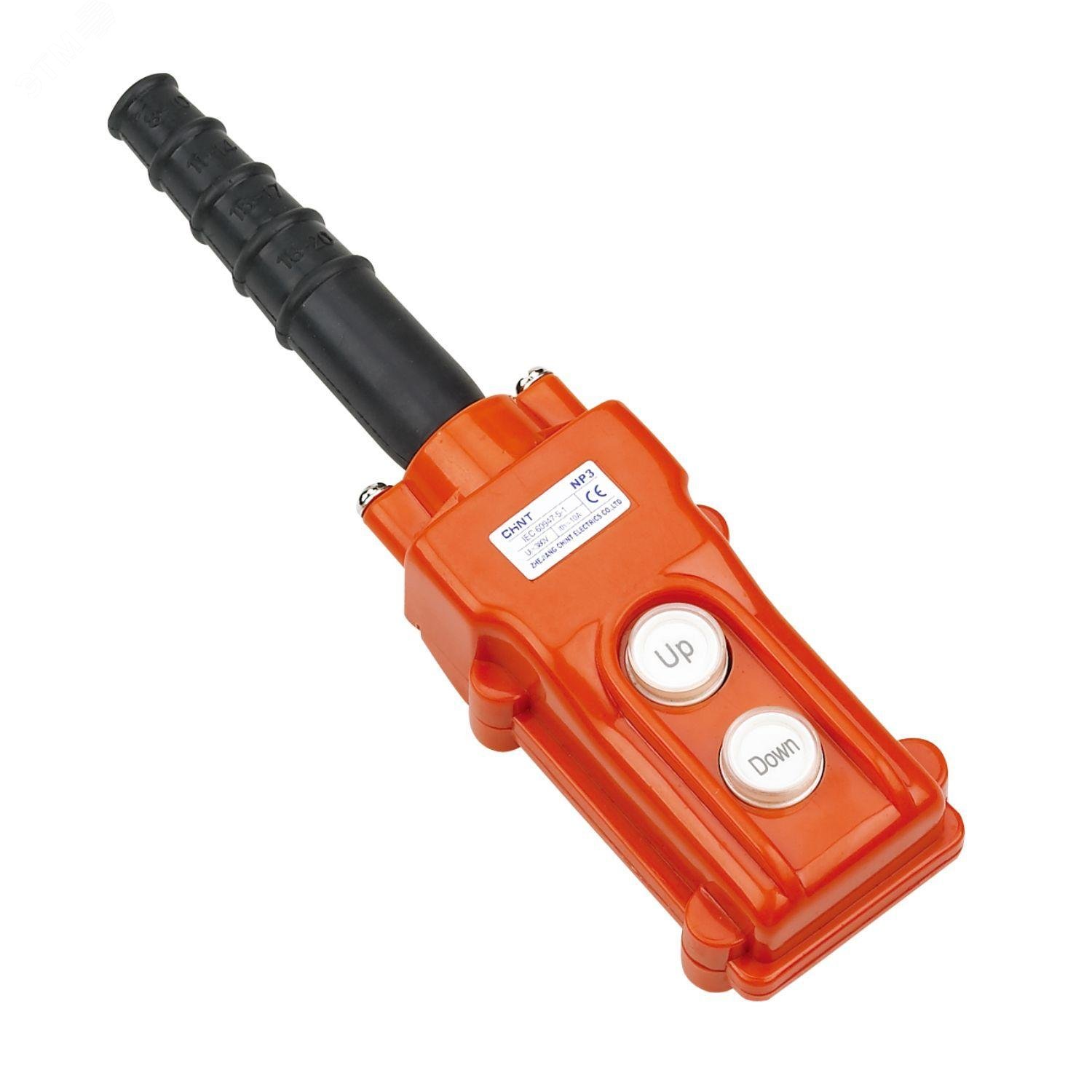 Изображение товара Пульт кнопочный NP3-1 на 2 кнопки IP65 (R) - промышленные решения