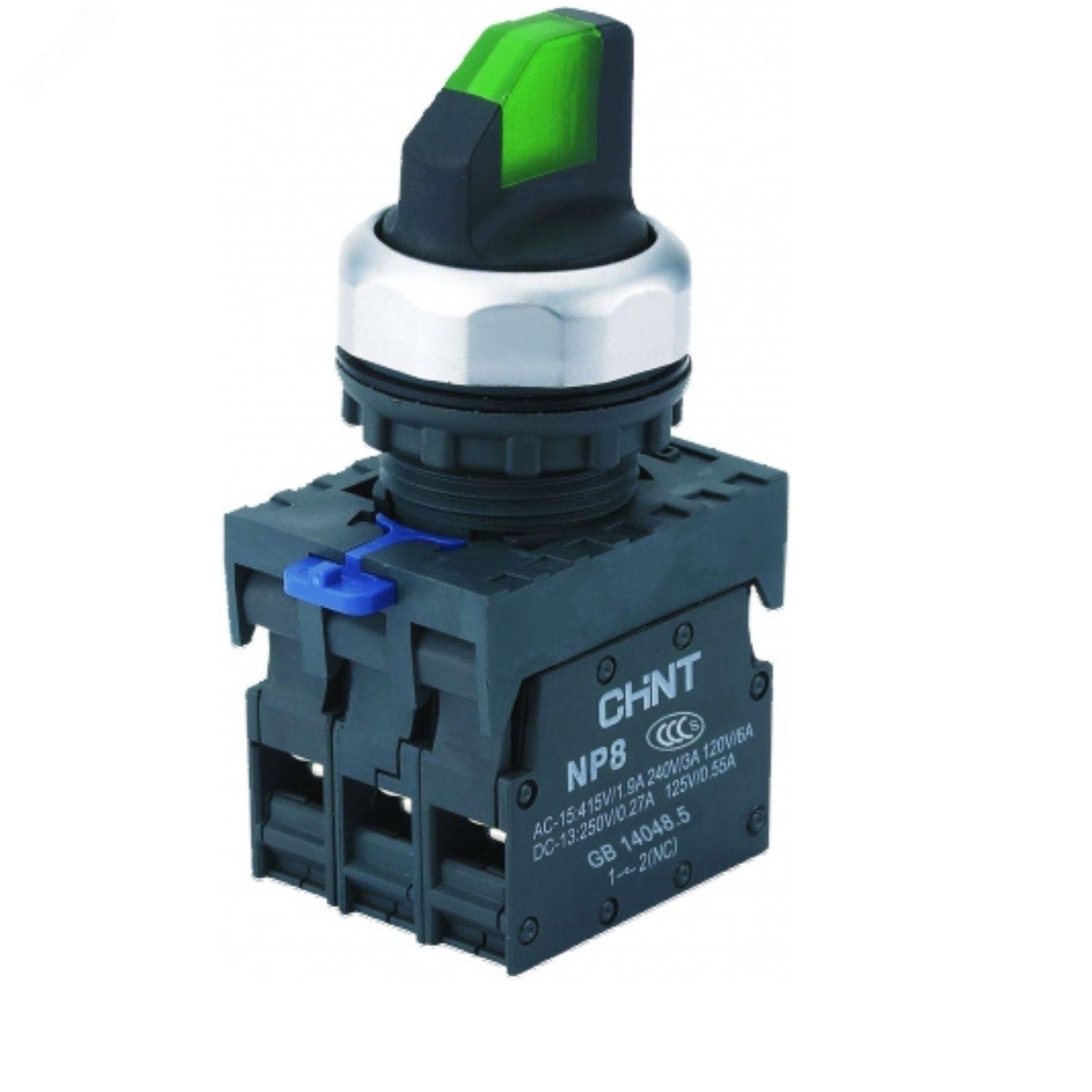 Изображение товара Промышленный переключатель с подсветкой NP8-11XD/213 2 положения IP65