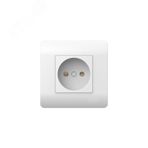 Изображение товара Розетка б/з со шторками, 16А (NEW3-E), белый (шт)