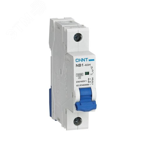 Изображение товара Выключатель автоматический 1P 6А B 10кА NB1-63H (шт)
