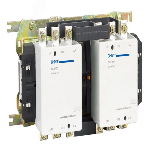 Изображение товара Контактор NC2-400NS реверсивный 400А 230В/AC3 50Гц (R) (шт)