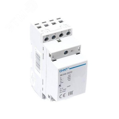 Изображение товара Контактор модульный NCH8-25/22 25А 2НЗ+2НО AC220/230В, 50Гц (R) (шт)