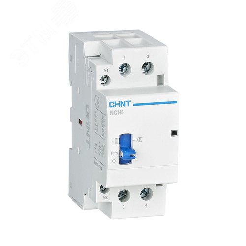 Изображение товара Контактор модульный с ручным управлением NCH8-20M/11 AC220-240В 50/60Гц (R) (шт)