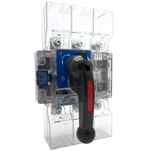 Изображение товара Выключатель-разъединитель NH40-630/3, 3P, 630А, стандартная рукоятка управления (шт)