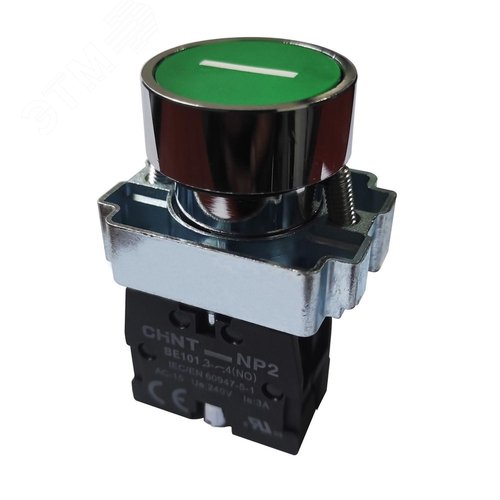 Изображение товара Кнопка управления NP2-BA3311 с маркировкой, 1НО, IP40 (R) (шт)