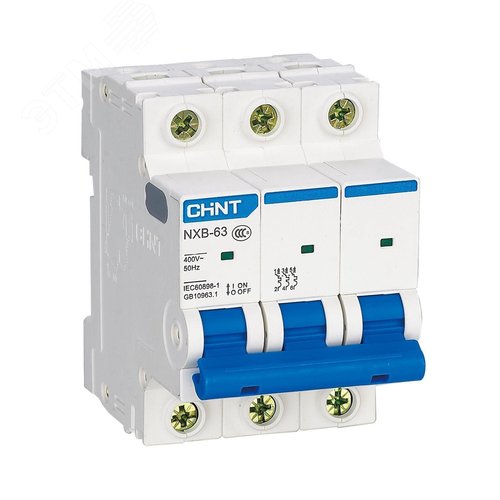 Изображение товара Выключатель автоматический 3P 40А D 6кА NXB-63 (шт)