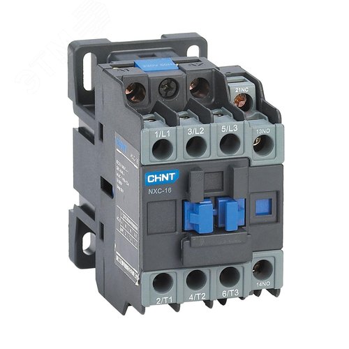 Изображение товара Контактор NXC-16 3P 16A 1НО+1НЗ катушка 220В AC 50Гц (шт)