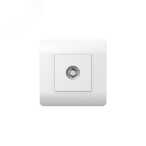 Изображение товара Розетка антенная одиночная SAT коннектор, серебряный (шт)