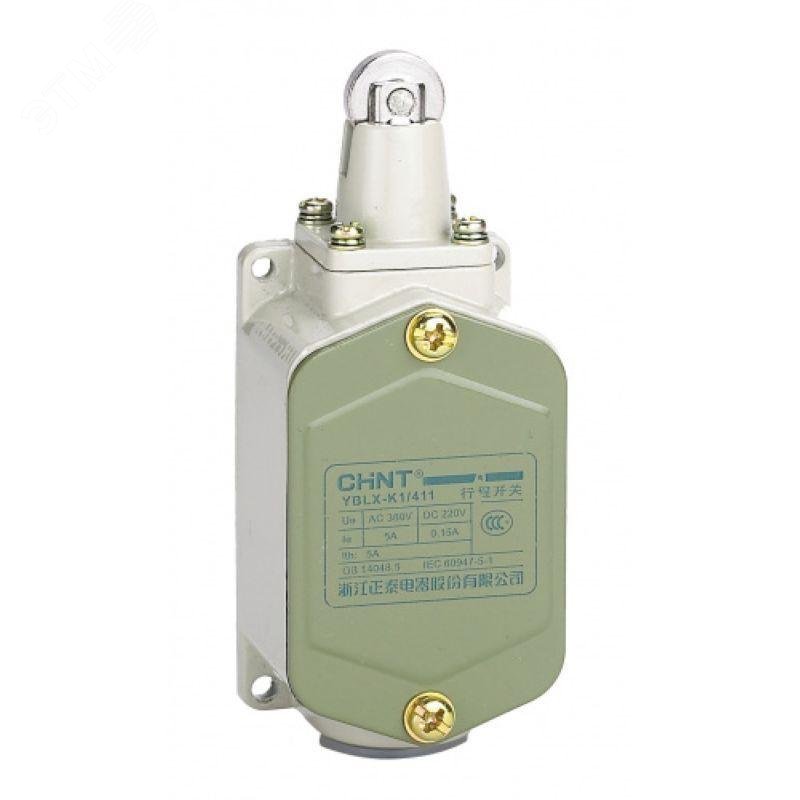 Изображение товара Выключатель путевой YBLX-K1/411 прямого действия с одинарным роликом (R) (шт) Изображение товара Выключатель путевой YBLX-K1/411 прямого действия с одинарным роликом (R) (шт)