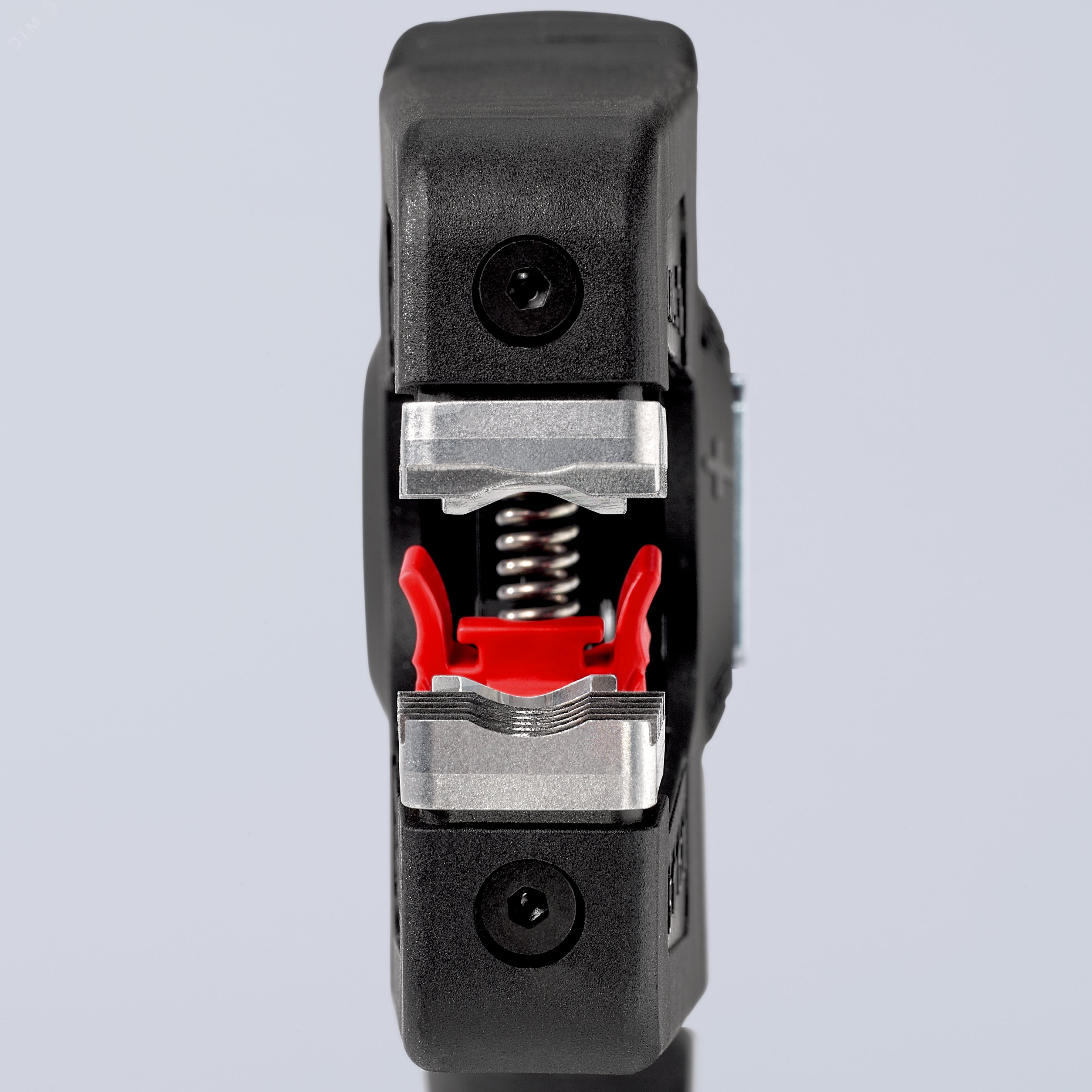 Стриппер автоматический PreciSTrip16 c кабелерезом быстросменный блок ножей зачистка: 008 - 16 мм (AWG 28 - 5) L-195 мм с держателем для торгового оборудования KN-1252195SB KNIPEX - превью 17