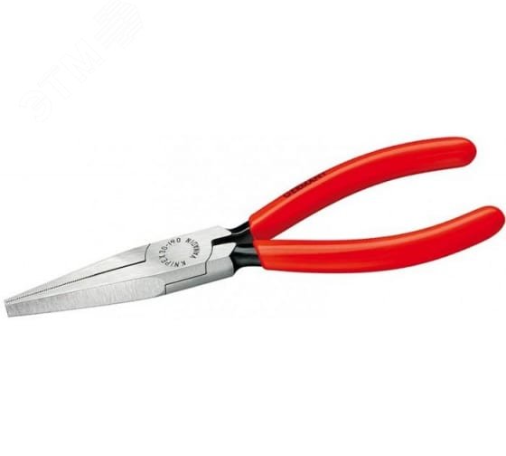 Изображение товара Длинногубцы плоские рифлённые 42 мм 140 мм KNIPEX профессиональные для нагрузок