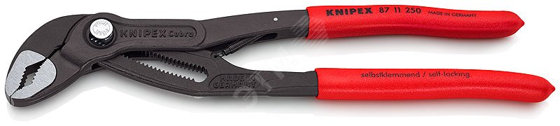 Изображение товара Клещи переставные сантехнические COBRA 50 мм KNIPEX с фиксатором и пружиной 250 мм