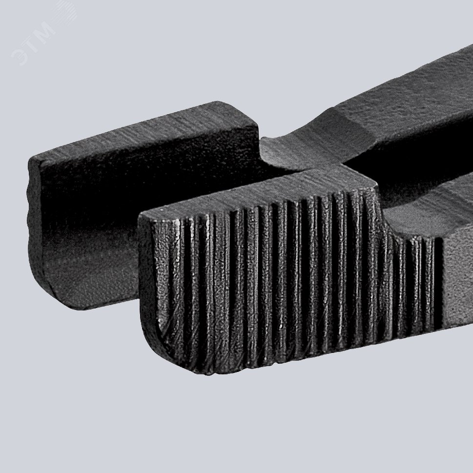 Щипцы для подковообразных пружинных стопорных колец на валах прямые губки min зазор на кольце 36 мм L-170 мм Cr-V KN-4510170 KNIPEX - превью 6