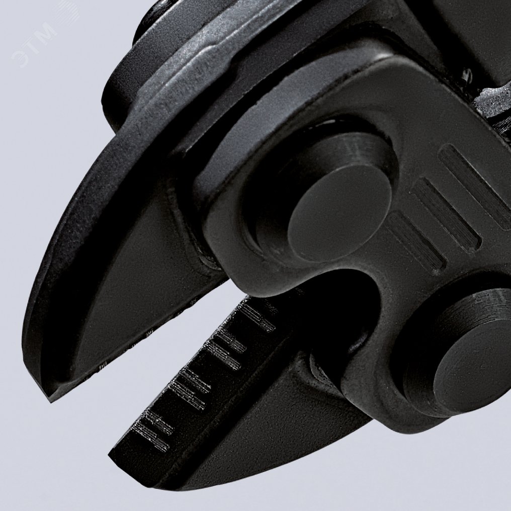 Болторез компактный CoBolT резка - мягкая проволока 6 мм проволока средней твердости 52мм твердая проволока 4мм рояльная струна (HRC 59) 36мм L=200мм черный обливные рукоятки блистер KN-7101200SB KNIPEX - превью 6